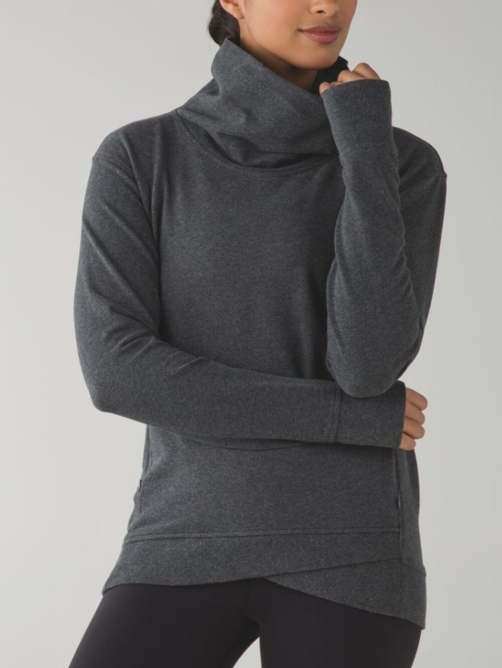 lululemon athletica On The Double Pullover - Heathered Dark Grey